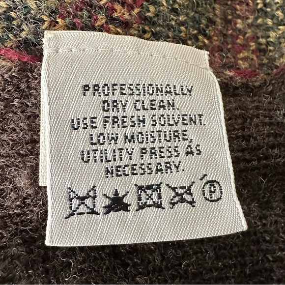 EDDIE BAUER Vintage Wool Sweater Vest Men’s S – Unisex Cottagecore Academia - Picture 8 of 9